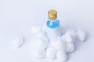 cotton pads in your makeup