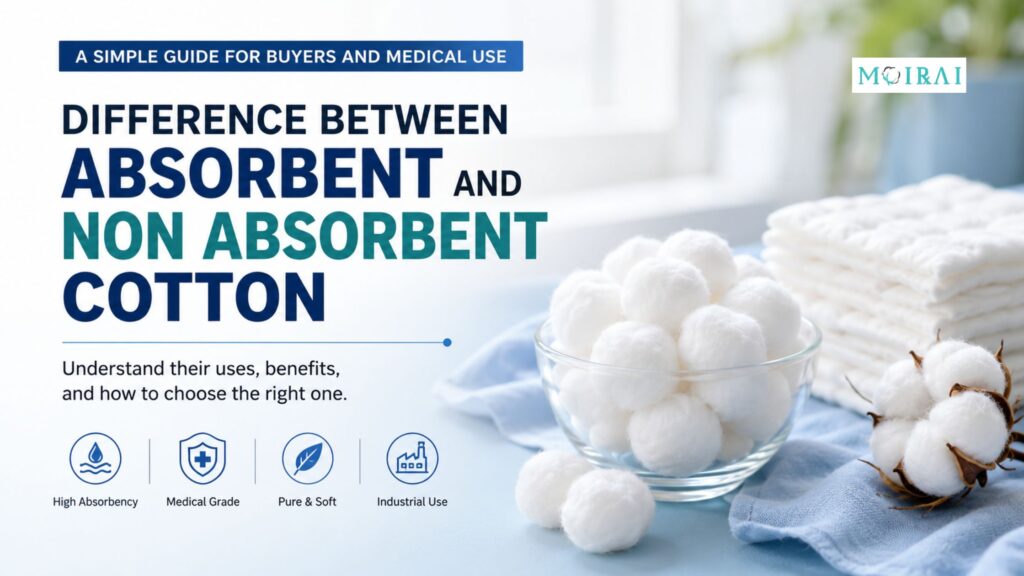Difference Between Absorbent and Non Absorbent Cotton