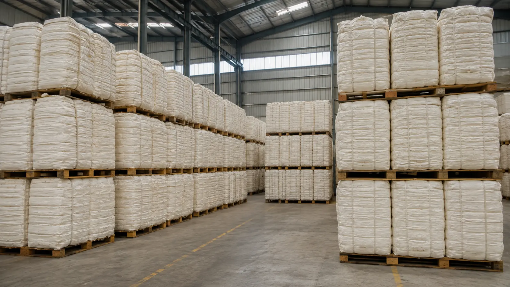 cotton linter bales storage
