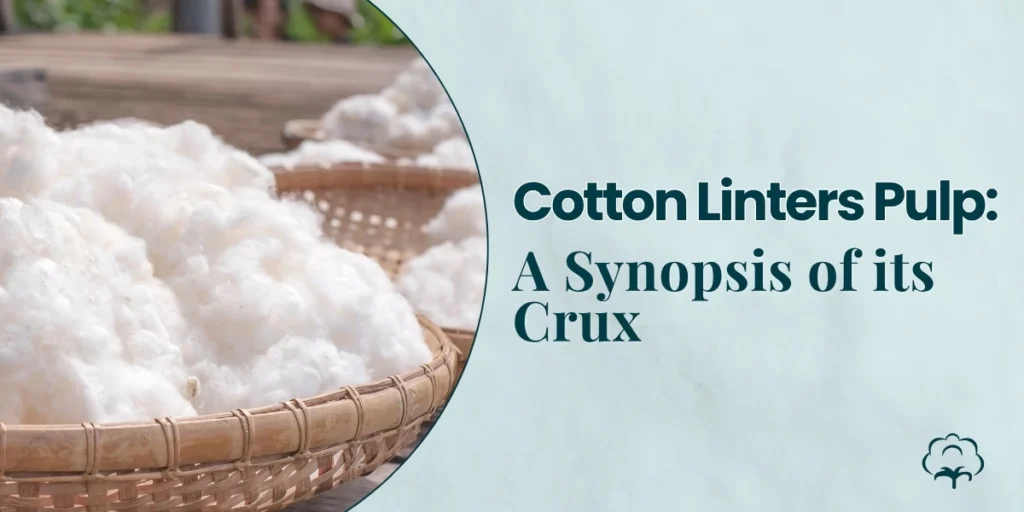 Cotton linters pulp made from residual cottonseed fibres